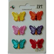 Applicazioni Termoadesive - Farfalle Colorate Piccole